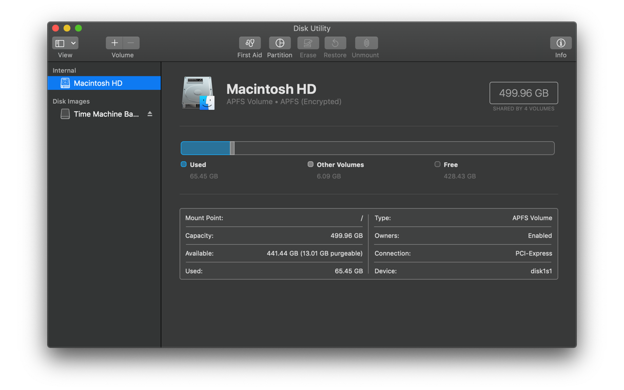 Reformat macbook pro hd